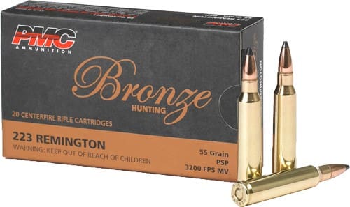 PMC 223 REM 55GR SOFT POINT – 20RD 40BX/CS