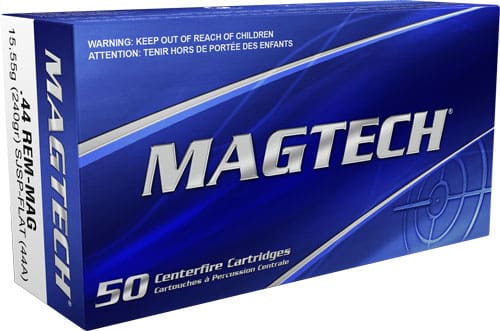 MAGTECH 44 REM MAG 240GR – SJSP-FP 50RD 20BX/CS