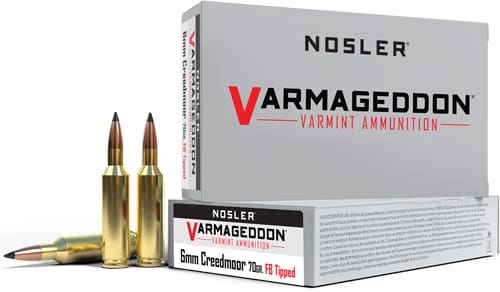 NOSLER VARMAGEDDON 6MM CM – 70GR FBT 20RD 10BX/CS