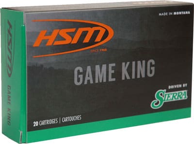 HSM 7MM RUM 140GR SBT – GAME KING 20RD 20BX/CS