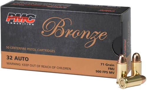 PMC 32 ACP 71GR FMJ – 50RD 20BX/CS