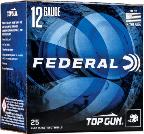 FEDERAL TOP GUN 12GA 2.75″ 1OZ – #8 1180FPS 250RD CASE LOT
