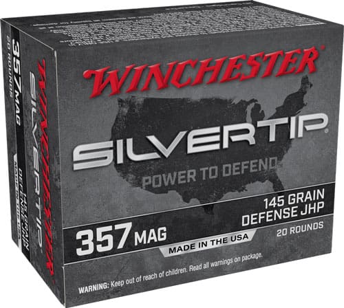 WINCHESTER SILVERTIP 357 MAG – 145GR HP 20RD 10BX/CS