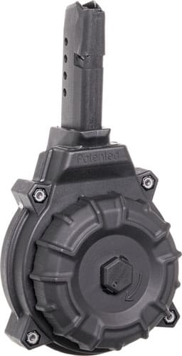 PRO MAG MAGAZINE FOR GLOCK 43 – 9MM 50RD DRUM BLACK POLYMER