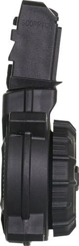 PRO MAG MAGAZINE CZ SCORPION – 9MM 50RD DRUM BLACK POLY