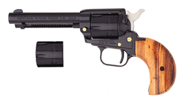 HERITAGE 22LR/WMR COMBO 4.75″ – BLUED COCOBOLO BIRDSHEAD GRIPS