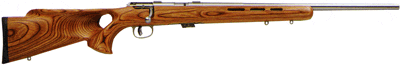 SAVAGE MARK II-BTVS 22LR 21″ – HB ACCU TRIG SS/BRN LAM T-HOLE