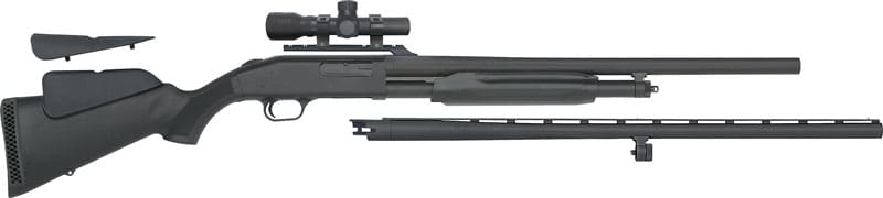 MOSSBERG 500 COMBO 12GA 3″ – 28″VR 24″RIFLED & 2.5X20 SCOPE