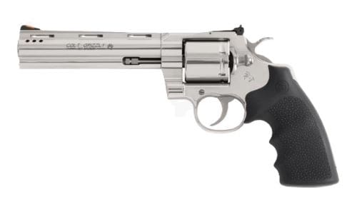 COLT GRIZZLY 357MAG 6″ 6RD – POLISHED STAINLESS HOGUE GRIPS