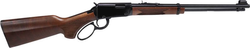 HENRY H1 WESTERN LEVER RIFLE – 22/S/L/LR 18.5″ BLUED WALNUT