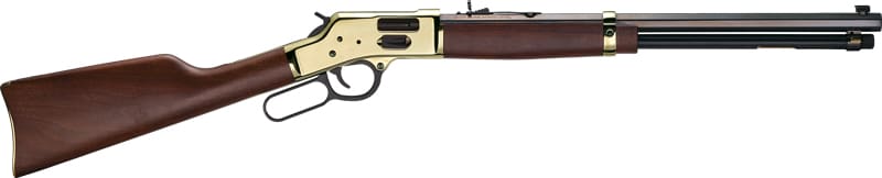 HENRY H6 BIG BOY BRASS 44MAG – SIDE GATE 20″ OCTAGON WALNUT