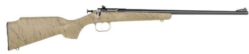 CRICKETT RIFLE G2 22LR TAN – SYNTHETIC/GOLD WEB BLUED