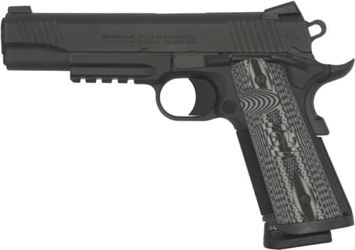 COLT COMBAT UNIT 9MM 5″ 8RD – MATTE BLACK PICATINNY RAIL
