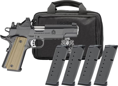 SPRINGFIELD 1911 OPERATOR AOS – 9MM 5″ 9RD 4 MAGS GEAR PAC