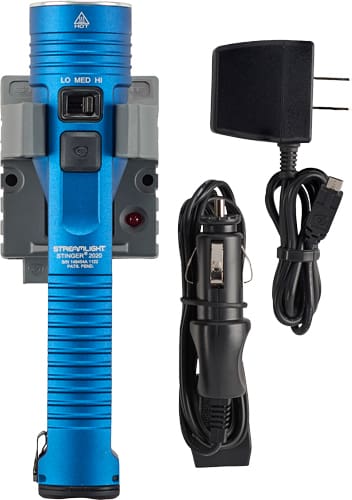 STREAMLIGHT STINGER 2020 LED – W/120V AC/12V DC CHARGER BLUE