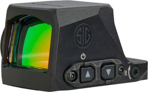 SIG ENCLOSED REFLEX SIGHT – ROMEOX 3MOA GREEN DOT BLACK