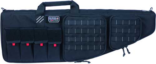 GPS TACTICAL AR CASE 42″ BLACK – W/ HANDGUN HOLDER