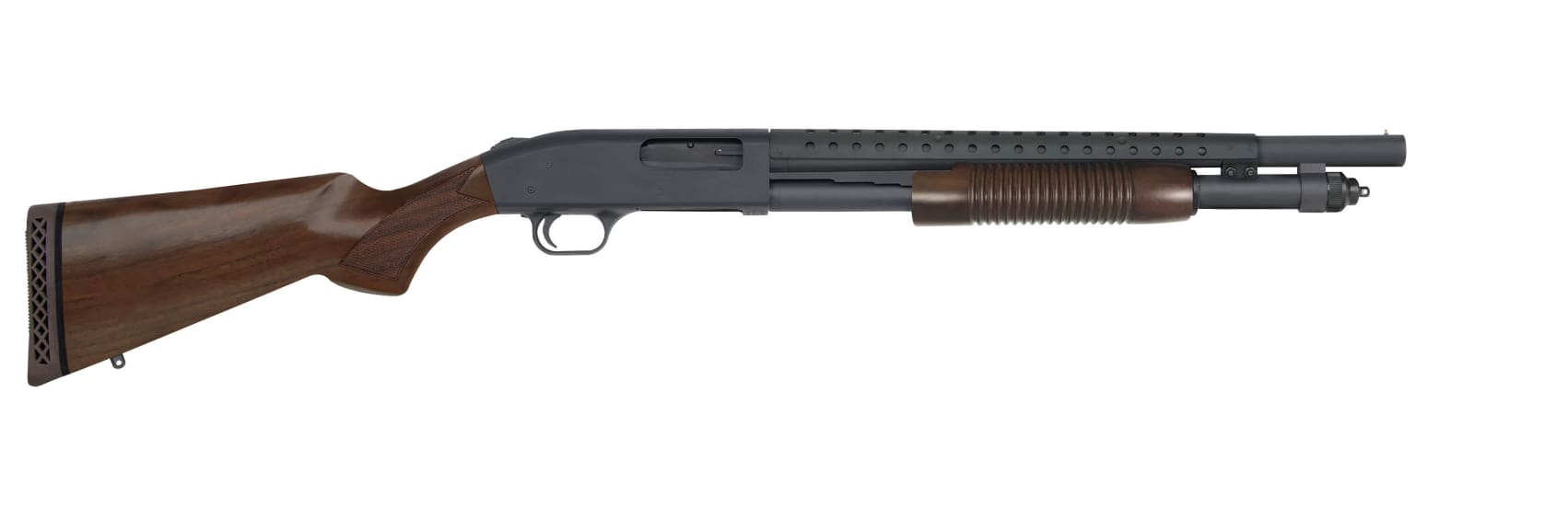 MOSSBERG 590 RETROGRADE 12GA SHTGN WD STK18.5″ 6+1