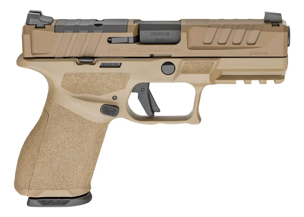 SPRINGFIELD ARMORY ECHELON 4.0C 9MM PISTOL 4" FDE 2-15RD, U NOTCH - Image 2