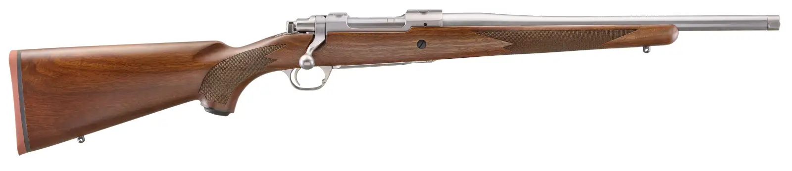 RUGER HAWKEYE HUNTER 308WIN RIFLE 16.6″ T.B. WALNUT/STS 4RD