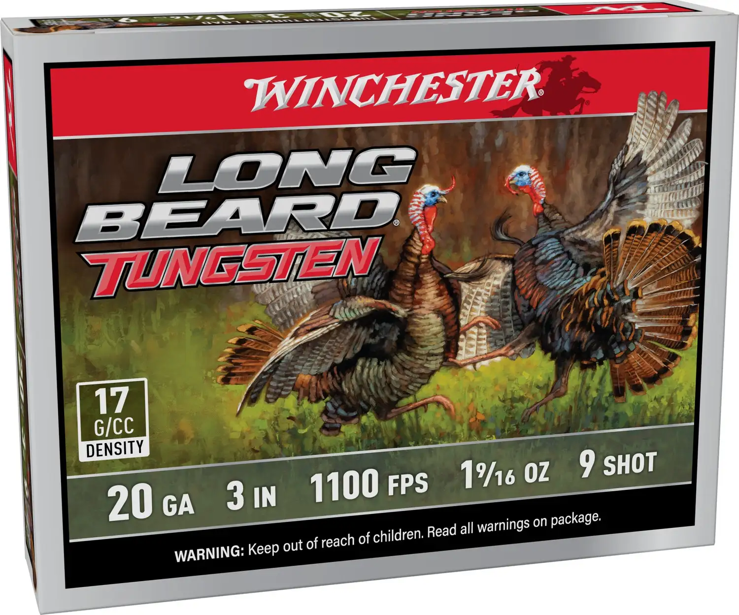 WINCHESTER 20 GA 3″ #9 LONG BEARD TS17 1-9/16 OZ 5RD/BX 10BX/CS