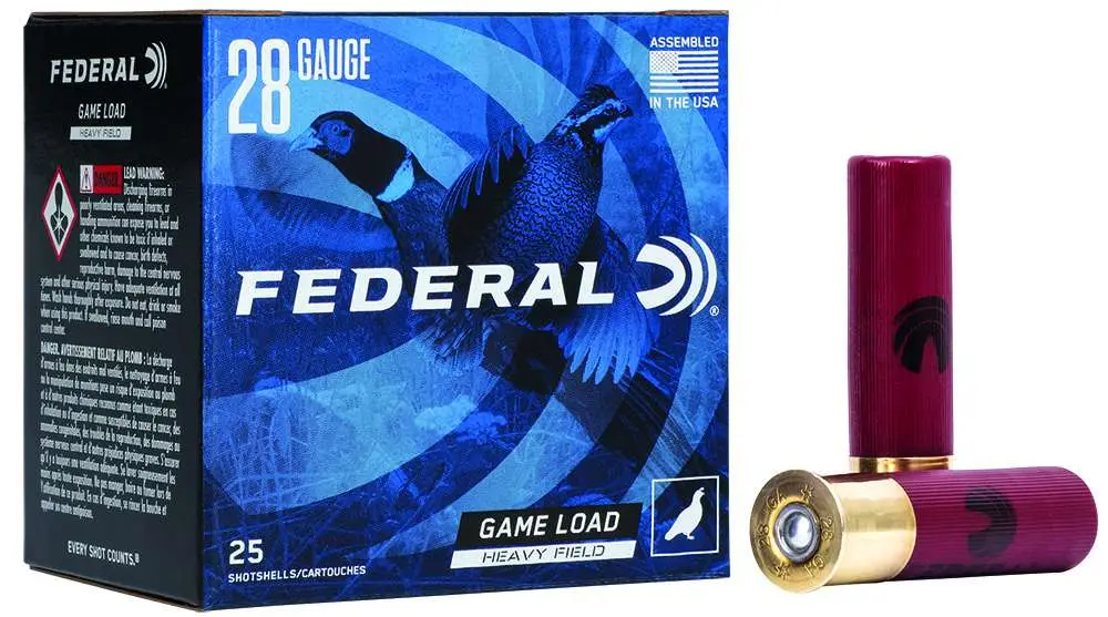 FEDERAL 28GA 2-3/4″ 1 OZ 6 25 RD/BX 10 BX/CS