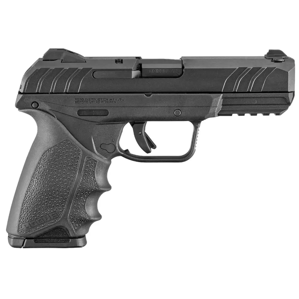 RUGER SECURITY-9MM 4″ PISTOL BLK/BLK 10+1 MS HOGUE