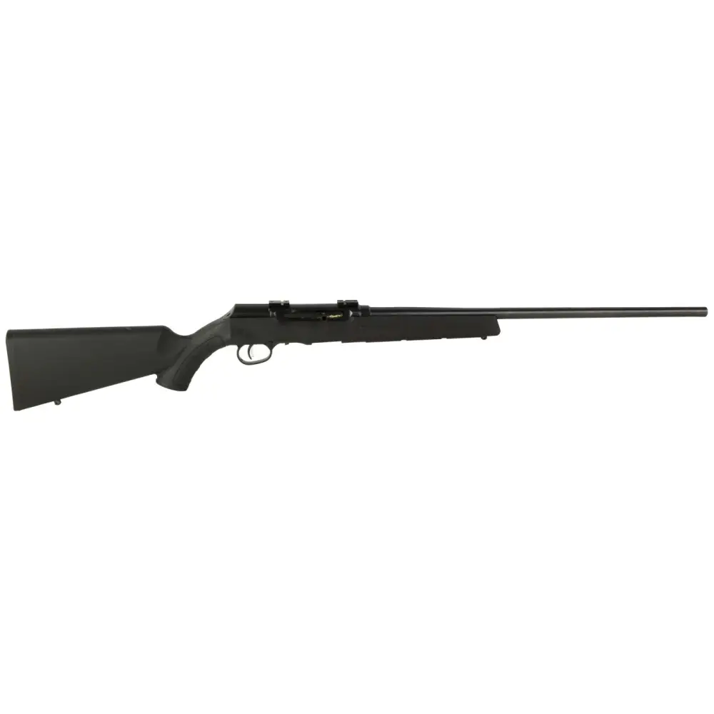 SAVAGE A22 22LR 22″ RFL BLK/SYN