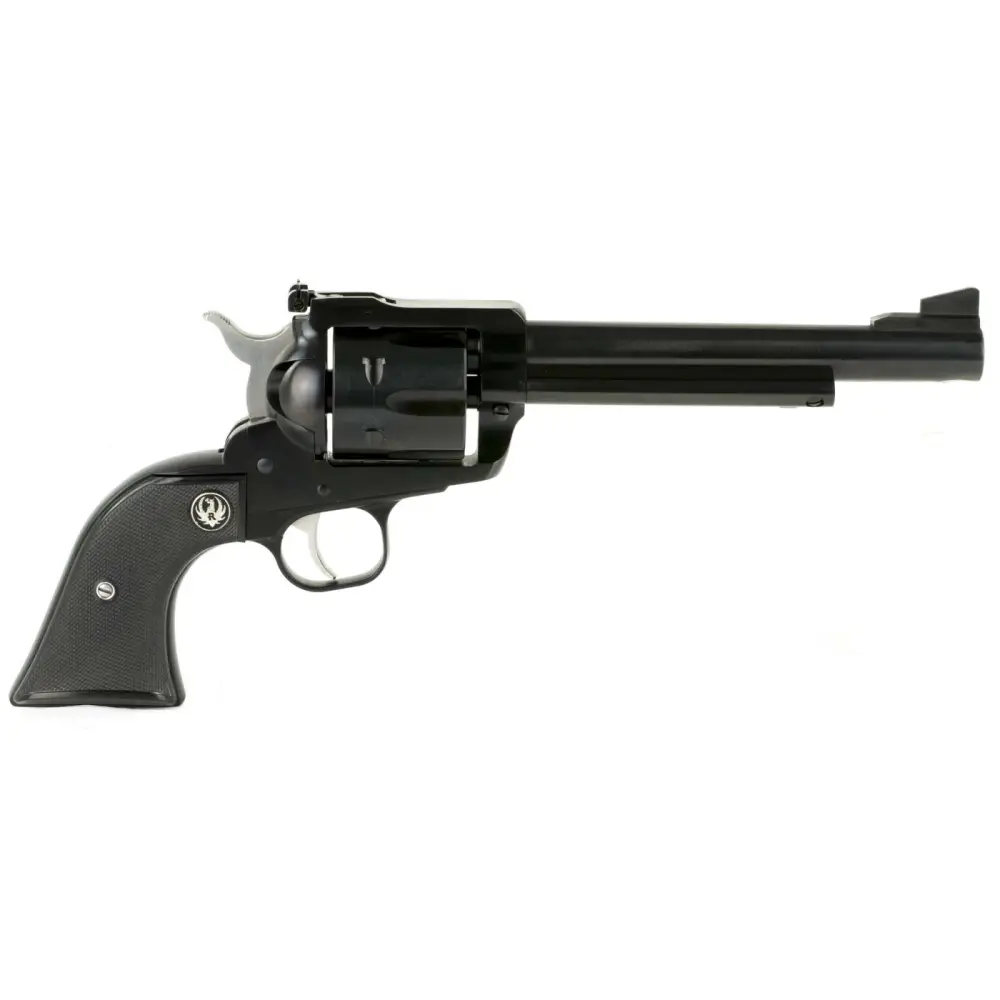 RUGER NEW MODEL BLACKHAWK REV 41 REM MAG 6.5″ BLK GRP BLUED