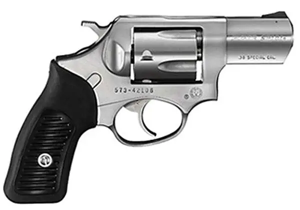 RUGER SP101 38SPL+P REV 2.25″ STS BLK RBR GRP FXD SIGHTS