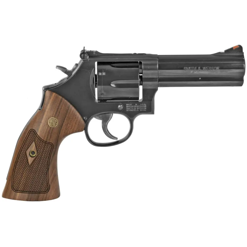 SMITH & WESSON CLASSICS 586 DISTNGUISHED COMBT MAG BLK 357MAG 4″ 6RD DA/SA