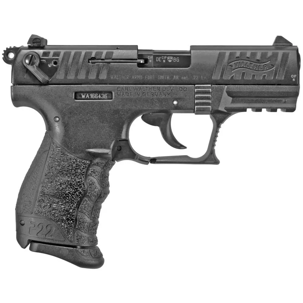 WALTHER P22Q 22LR PSTL 3.4″ BLK