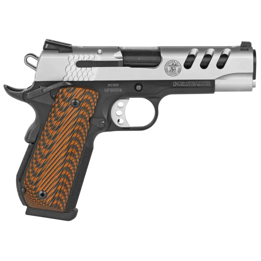 SMITH & WESSON PC1911 TWO TONE 45 PSTL 4.25″ 8RD SAO