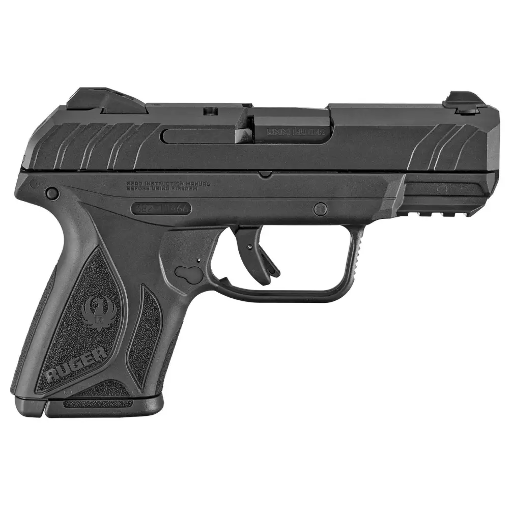 RUGER SECURITY-9 COMPACT 9MM 3.4″ PISTOL BLACK 2-10RD MAGS