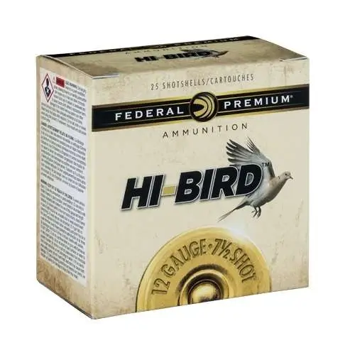 FEDERAL 12GA  2 3/4″  MAX  1 1/4OZ  7.5  1,330 FPS 25 RD/BX 10 BX/CS