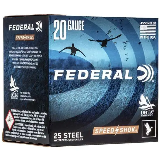 FEDERAL 20GA 3″ 7/8OZ 4 25 RD/BX 10 BX/CS
