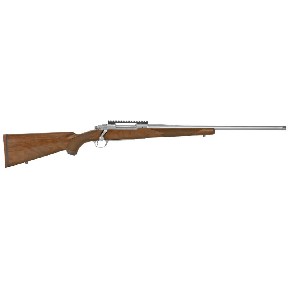 RUGER HAWKEYE HUNTER 30-06 SPFLD BOLT RFL 22″ STS THRDED BBL, AMERICAN WALNUT 4RD