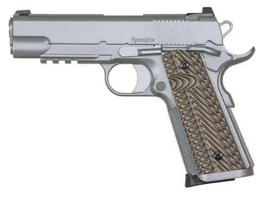 DAN WESSON SPECIALIST COMMANDER 45ACP PISTOL 4.25″ STS TRITIUM SIGHTS AMBI G10 8RD
