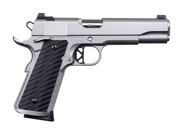 DAN WESSON VALOR 45ACP PISTOL 5″ STS, TRITIUM SIGHTS, AMBI, G10 GRIP 8RD