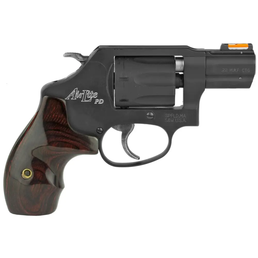 SMITH & WESSON MODEL 351PD AIRLITE BLK 22WMR 1.875″ 7RD DA/SA