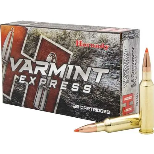 HORNADY VARMINT EXPRESS 6.5CM 95G V-MAX 20RD BX 200RD CASE - Image 4