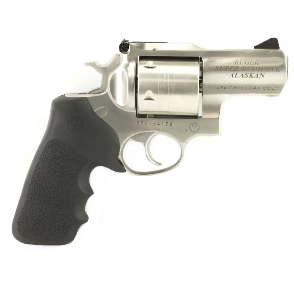RUGER SPR REDHWK ALSKN 454CASULL 2.5″ STS HGE GRP ADJ SIGHT