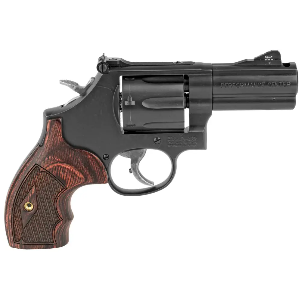 SMITH & WESSON PC MODEL 586 L COMP BLK 357MAG 3″ 7RD DA/SA