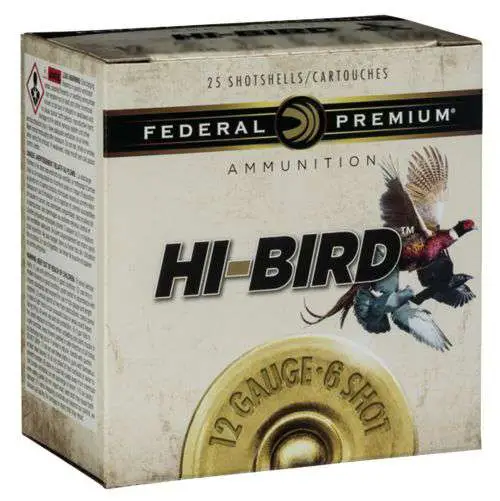 FEDERAL 12GA  2 3/4″  3 1/4DE  1 1/8OZ  8  1,255 FPS 25 RD/BX 10 BX/CS