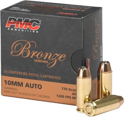 PMC 10MM 170GR JHP 25RD – 20BX/CS