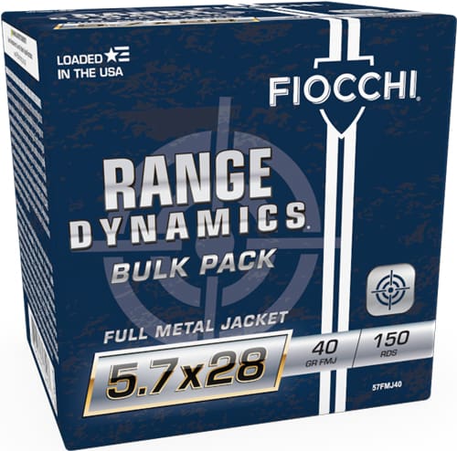 FIOCCHI 5.7X28 40GR FMJ 150RD – 3BX/CS