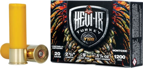 HEVI-SHOT HEAVY 18 TSS 20GA – 2.75″ 1-1/4OZ #9 5RD 10BX/CS