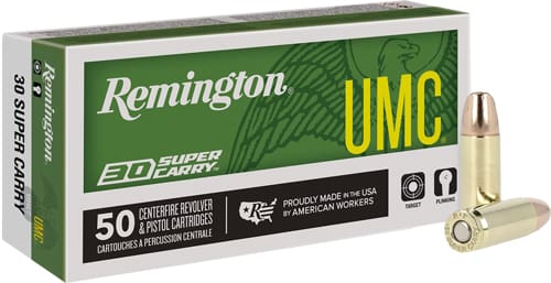 REMINGTON UMC 30 SUPER CARRY – 100GR FMJ 50RD 20BX/CS