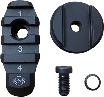 KNS STOCK ADAPTER W/FLANGE – AR BUFFER TO PICATINNY RAIL