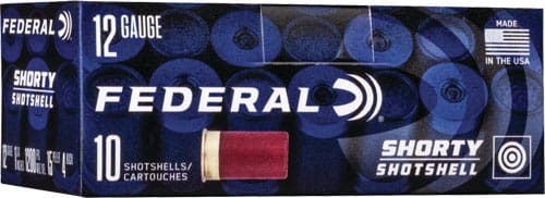 FEDERAL SHORTY SHOTSHELL 12GA – 1.75″ RIFLED SLUG 10RD 10BX/CS